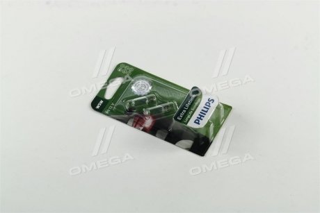 Лампа розжарювання W5W 12V 5W PHILIPS 12961LLECOB2