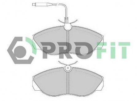 Колодки тормозные дисковые PROFIT 5000-0967