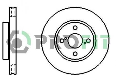 Диск гальмівний PROFIT 5010-1294