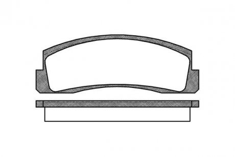 Колодки гальмівні дискові REMSA 0103.00