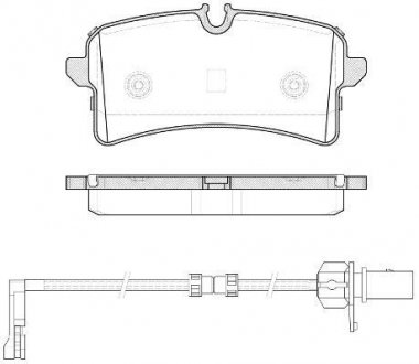 Колодки тормозные дисковые REMSA 1505.12