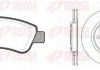 Комплект: 2 диска+ 4 колодки гальмівних 8840.01