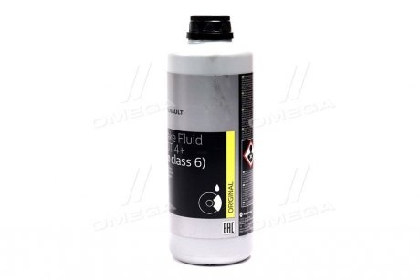 Тормозная жидкость Brake Fluid DOT4+ 500ml RENAULT 77 11 575 504 (фото 1)