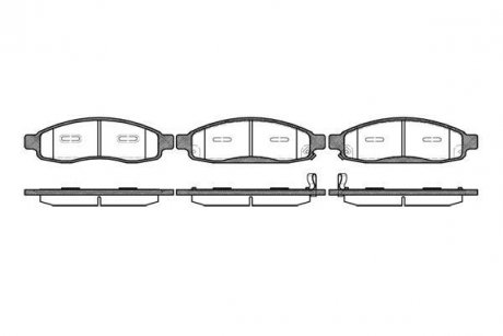 Гальмівні колодки дискові ROADHOUSE 21094.12