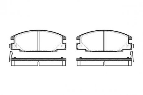 Гальмівні колодки дискові ROADHOUSE 2238.04