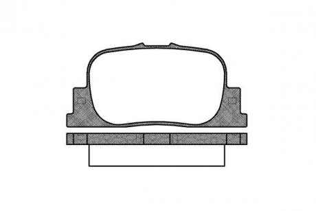 Гальмівні колодки дискові ROADHOUSE 2801.00