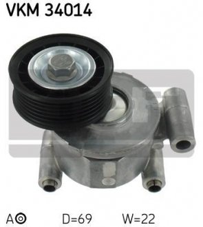 Натяжний ролик SKF VKM 34014