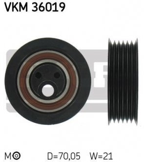 РОЛИК НАТЯЖНЫЙ RENAULT Laguna "2,2L "93-01 SKF VKM36019