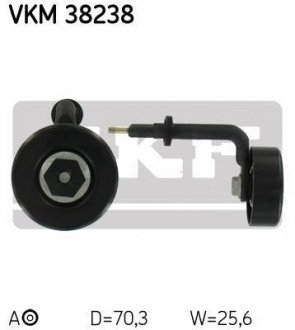 РОЛИК НАТЯЖНЫЙ BMW/LAND ROVER/MG 3/5/7/X5/Freelander/Range Rover/MG ZT "2,0/3,0L "98>> SKF VKM38238