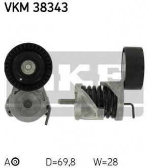 Натяжний ролик SKF VKM 38343