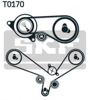 Роликовый модуль натяжителя ремня (ролик, ремень, насос) SKF VKMC 01952