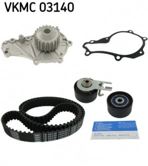 Комплект (ремінь+ролик+помпа) SKF VKMC 03140