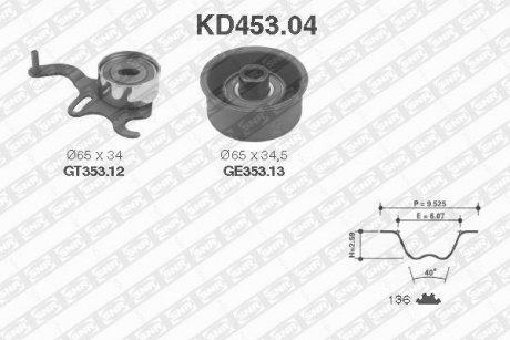 Автозапчасть SNR NTN KD453.04