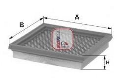 Фільтр повітряний SOFIMA S 3544 A