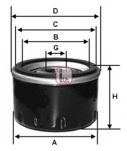 Фільтр масляний RENAULT/NISSAN/OPEL "1,5-1,9 "09>> SOFIMA S3820R