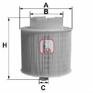 Фильтр воздушный AuUDI "2,6-3,0 "04-11 SOFIMA S7598A