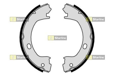 Гальмівні колодки барабанні STARLINE BC 01015 (фото 1)