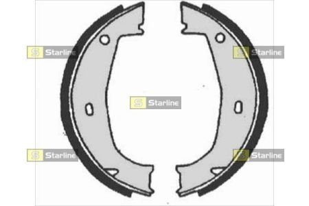 Гальмівні колодки барабанні STARLINE BC 04685