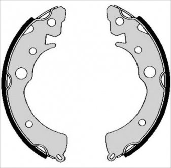 Тормозные колодки барабанные STARLINE BC 04810