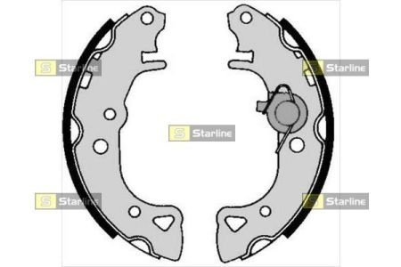 Тормозные колодки барабанные STARLINE BC 04940