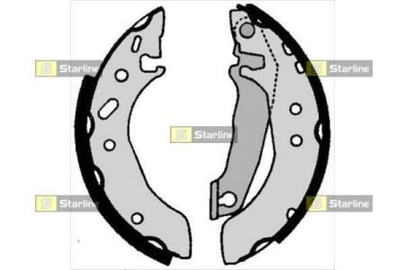 Тормозные колодки барабанные STARLINE BC 06030