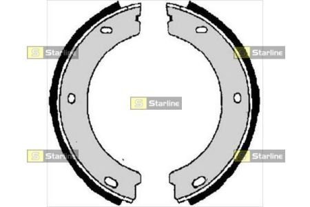 Гальмівні колодки барабанні STARLINE BC 06400 (фото 1)