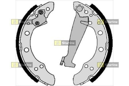 Тормозные колодки барабанные STARLINE BC 06830