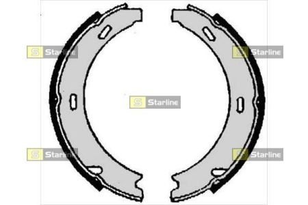 Гальмівні колодки барабанні STARLINE BC 06870