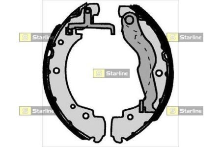 Тормозные колодки барабанные STARLINE BC 06910