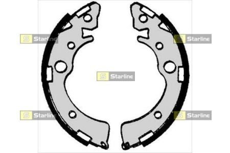 Тормозные колодки барабанные STARLINE BC 06980