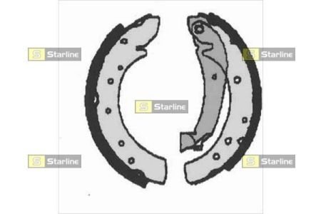 Тормозные колодки барабанные STARLINE BC 07120