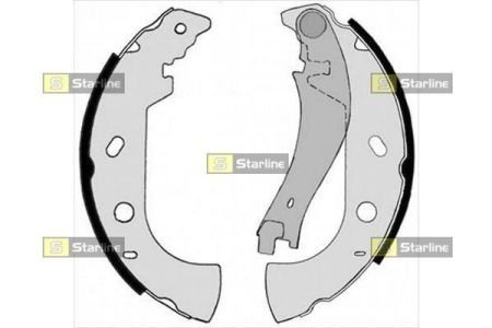 Тормозные колодки барабанные STARLINE BC 07250