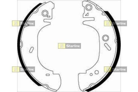 Гальмівні колодки барабанні STARLINE BC 07400