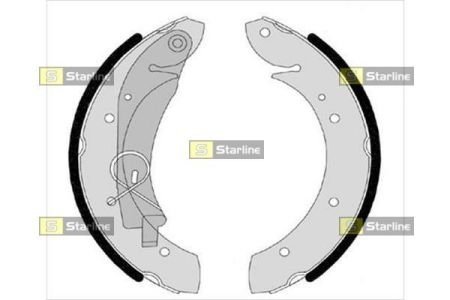 Тормозные колодки барабанные STARLINE BC 07420