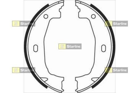 Тормозные колодки барабанные STARLINE BC 08100