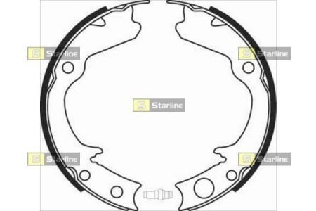 Гальмівні колодки барабанні STARLINE BC 08360