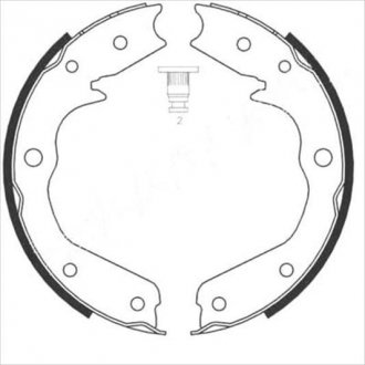 Гальмівні колодки барабанні STARLINE BC 08970