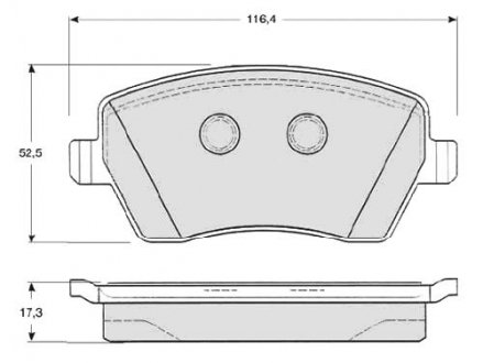 Тормозные колодки дисковые STARLINE BD S331