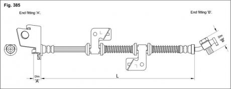 Тормозной шланг STARLINE HA ST.1143