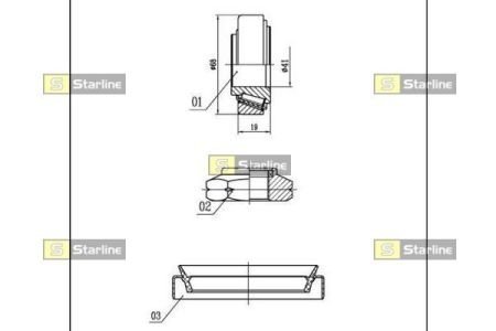 Підшипник колісний STARLINE LO 00918