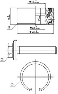 Підшипник колісний STARLINE LO 01356