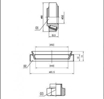 Подшипник колесный STARLINE LO 01444