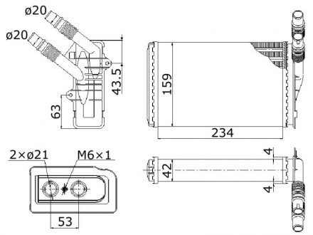 Радиатор отопления STARLINE RTA6099