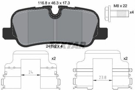 Автозапчастина TEXTAR 2419204