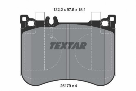 Автозапчастина TEXTAR 2517901