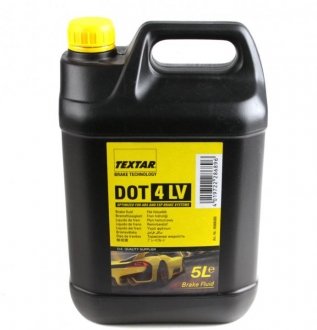 Тормозная жидкость DOT4 LV 5L TEXTAR 95006300