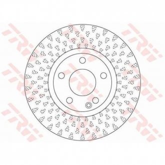 Диск гальмівний (1 шт.) MERCEDES A(W176)/ B(W246) "F D=295mm "12>> TRW DF6501