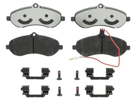 Гальмівні колодки дискові PEUGEOT/CITROEN/FIAT Jampy/Scudo/Expert "F "07>> TRW GDB1719