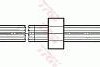Тормозной шланг BMW 5(E60,E61)/6(E64) "F "01-10 TRW PHB418 (фото 1)