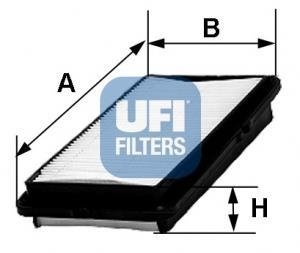 ВОЗДУШНЫЙ ФИЛЬТР UFI 30.269.00